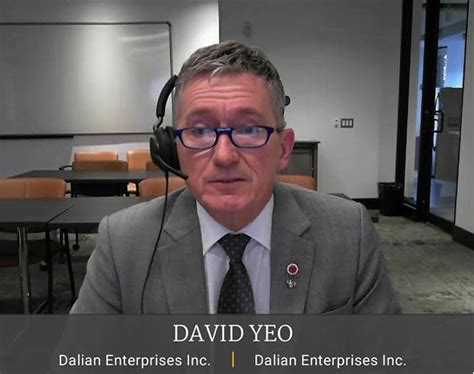 david yeo is the ceo of dalian enterprises